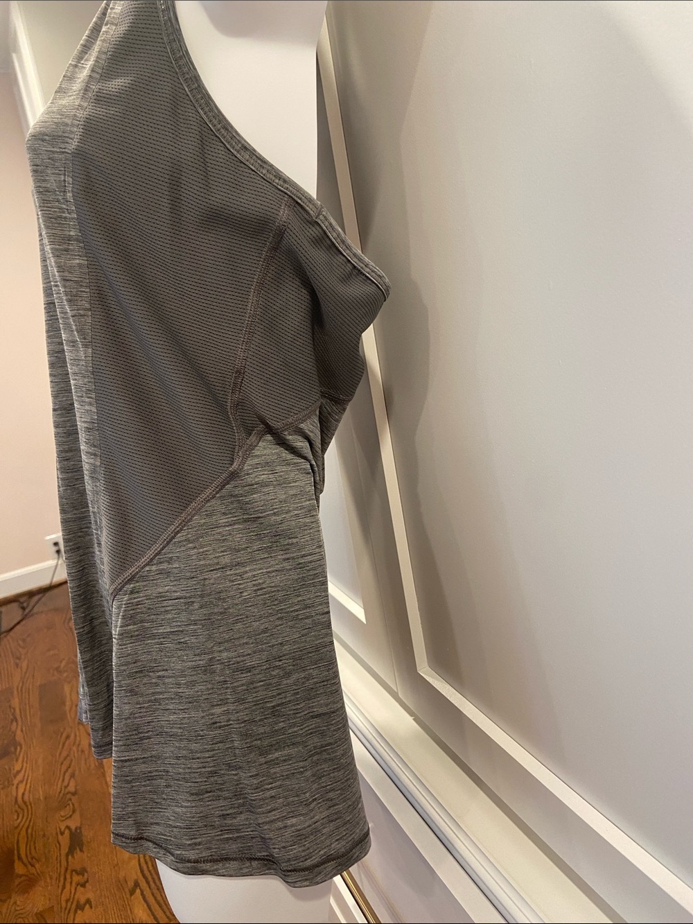 Athleta Heather Gray Racerback Performance Tank - Picture 3 of 11